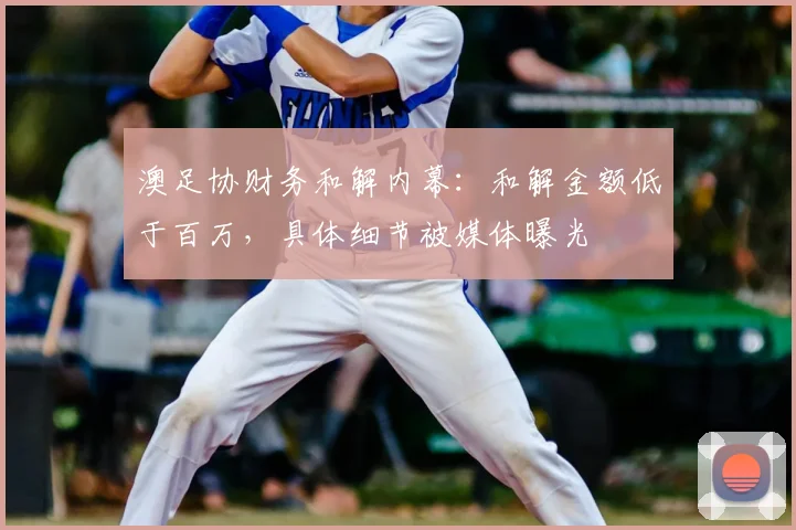 澳足协财务和解内幕：和解金额低于百万，具体细节被媒体曝光
